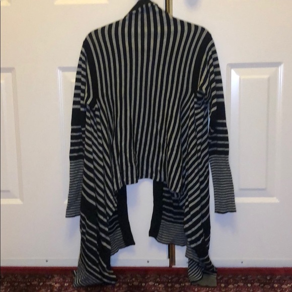 CYC Black Grey High Low Cardigan - Picture 2 of 5